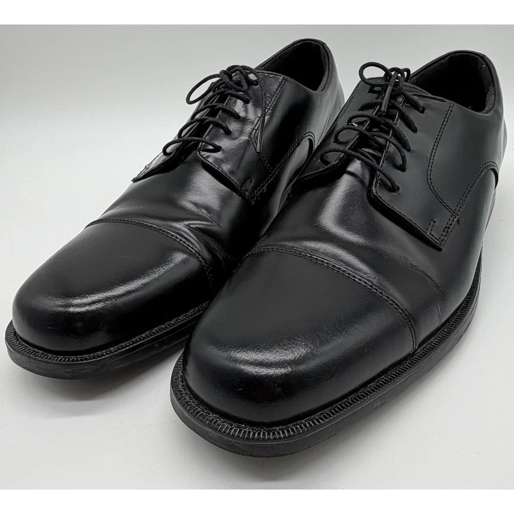 Bostonian Shoes Mens Black Sz 11M Lace Up Dress 22365